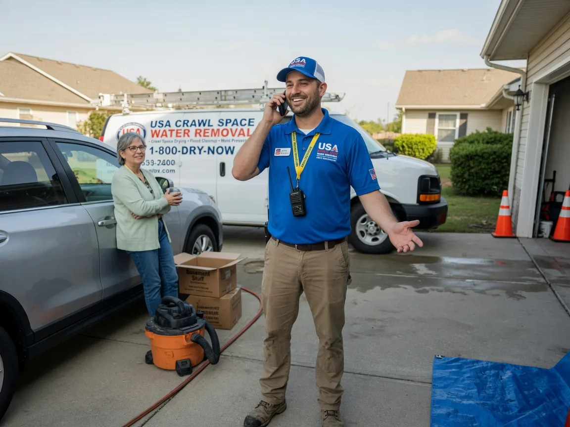 Crawl Space Water Removal Quinton, AL FAQs